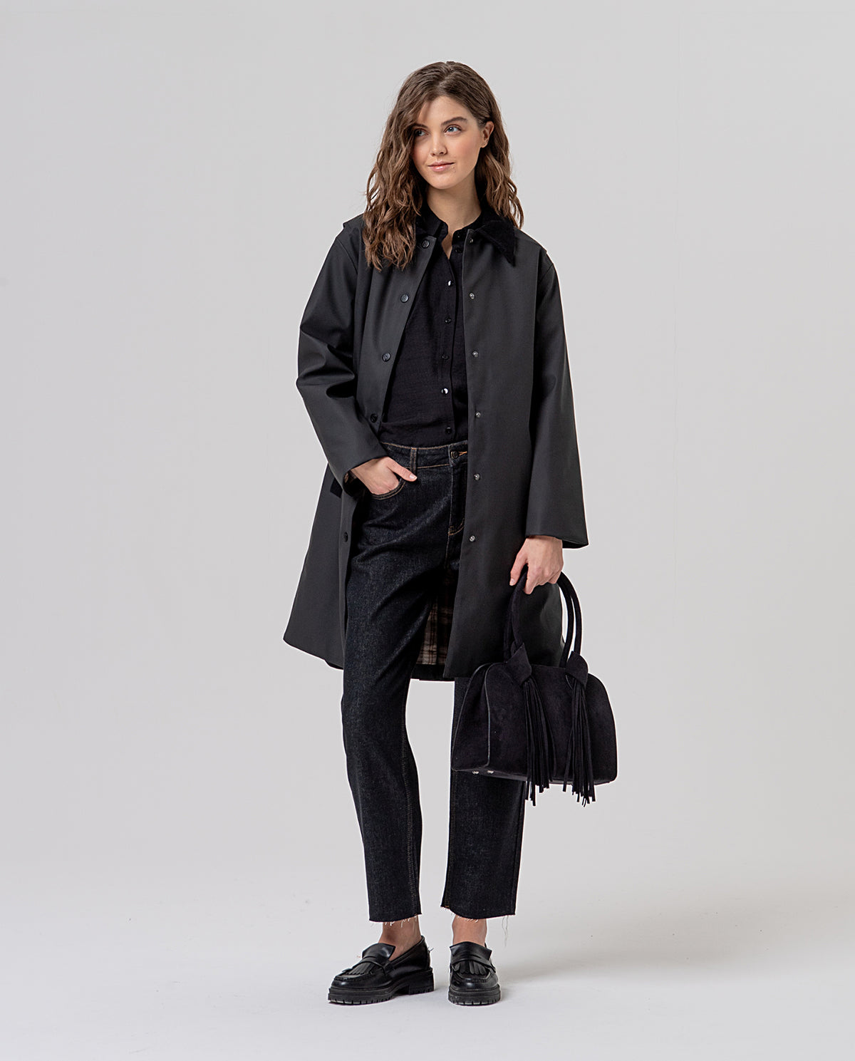 Trench coat Black