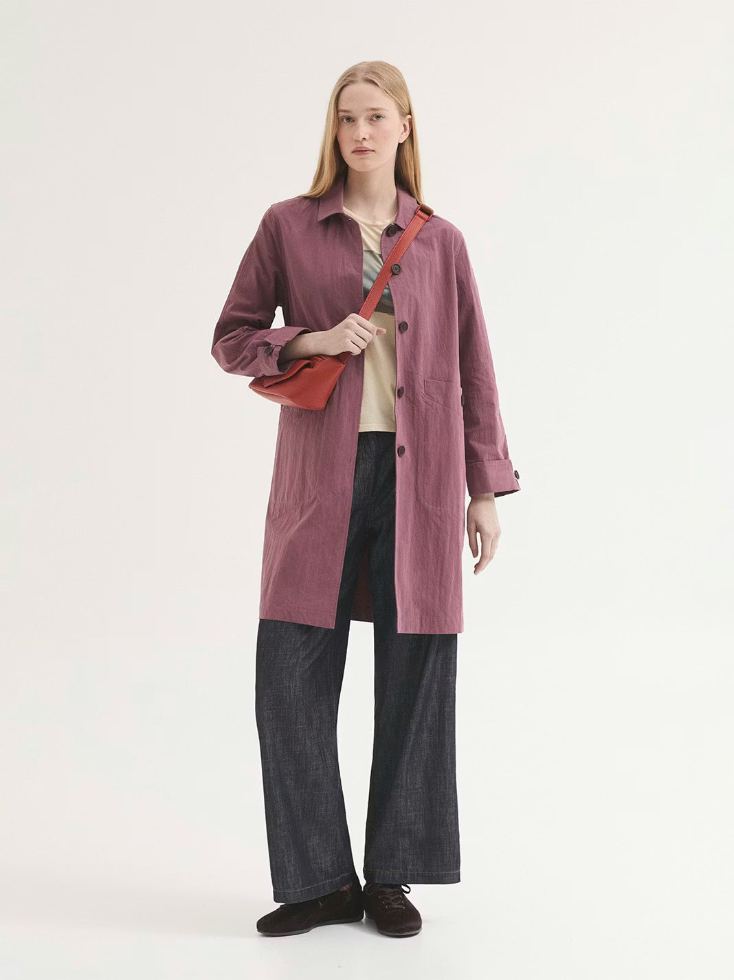 Trench coat Mauve