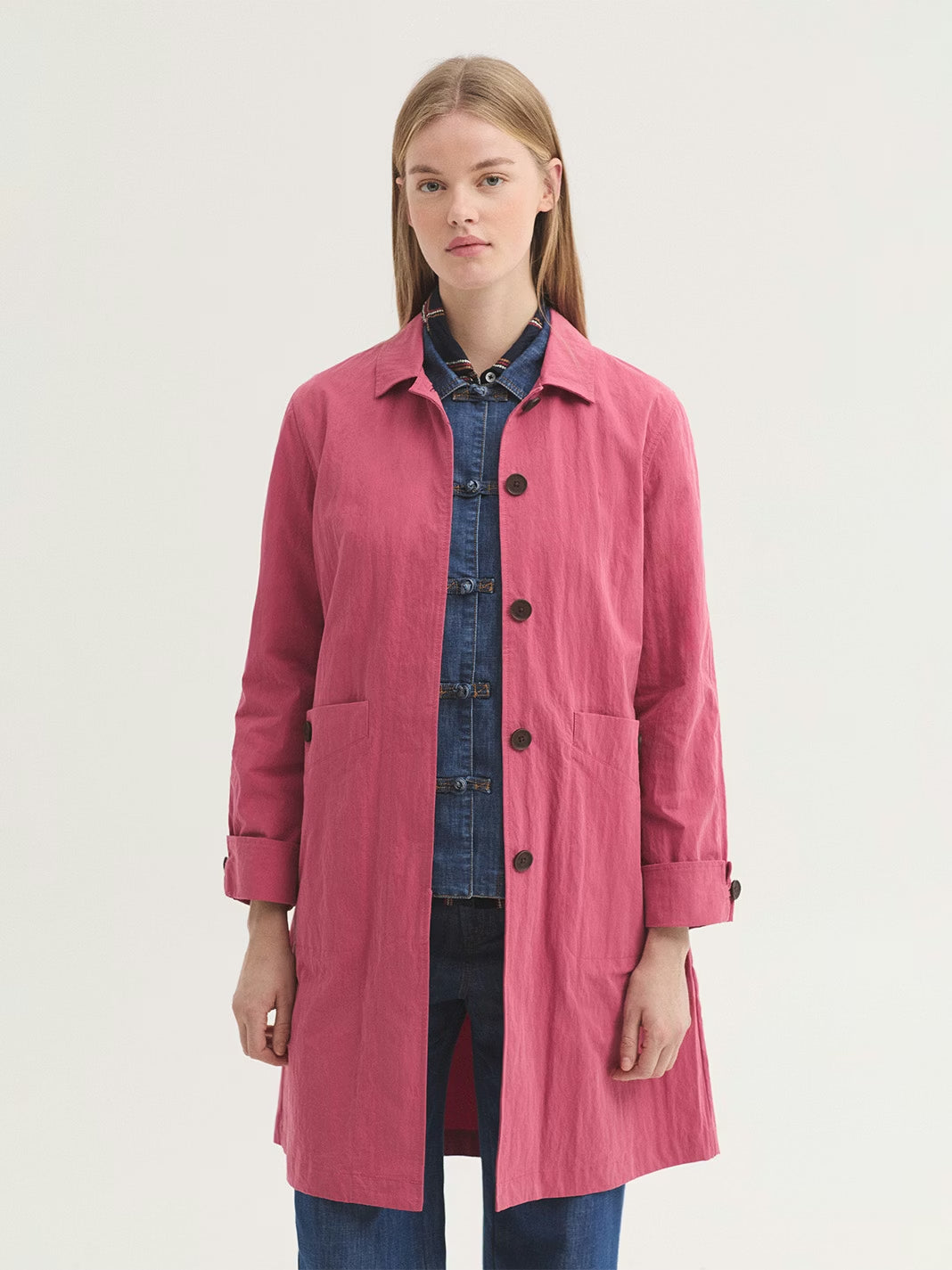Trench coat Intense Pink