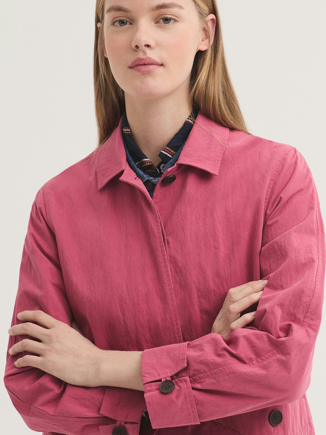 Trench coat Intense Pink