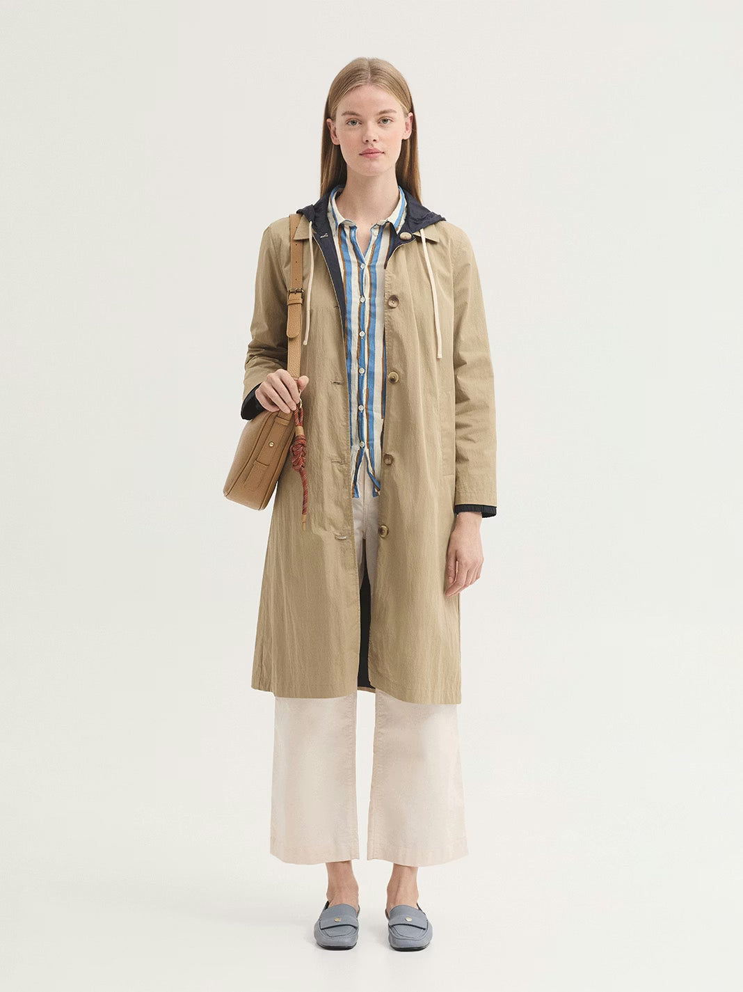 Reversible trench coat Beige