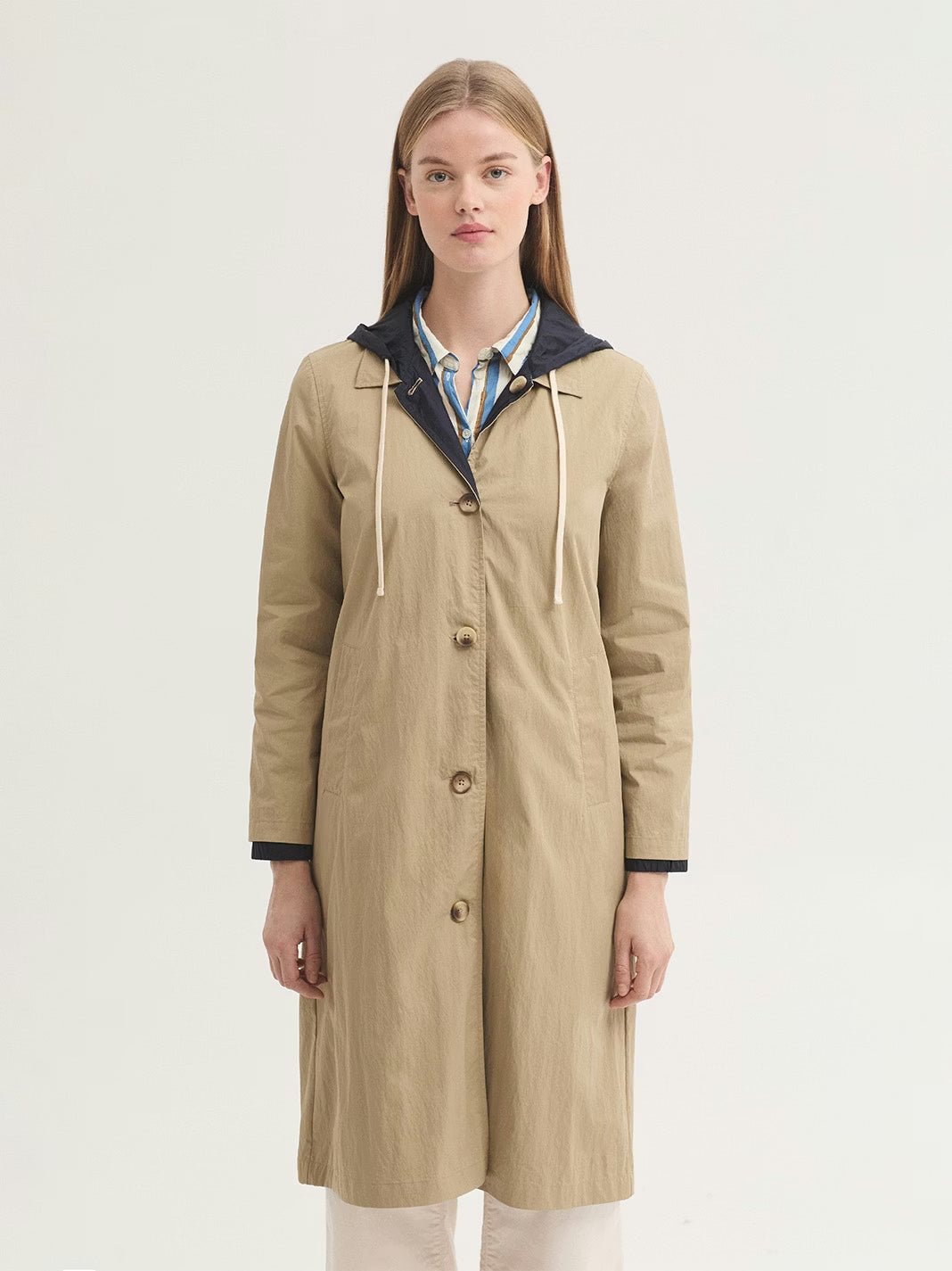 Reversible trench coat Beige