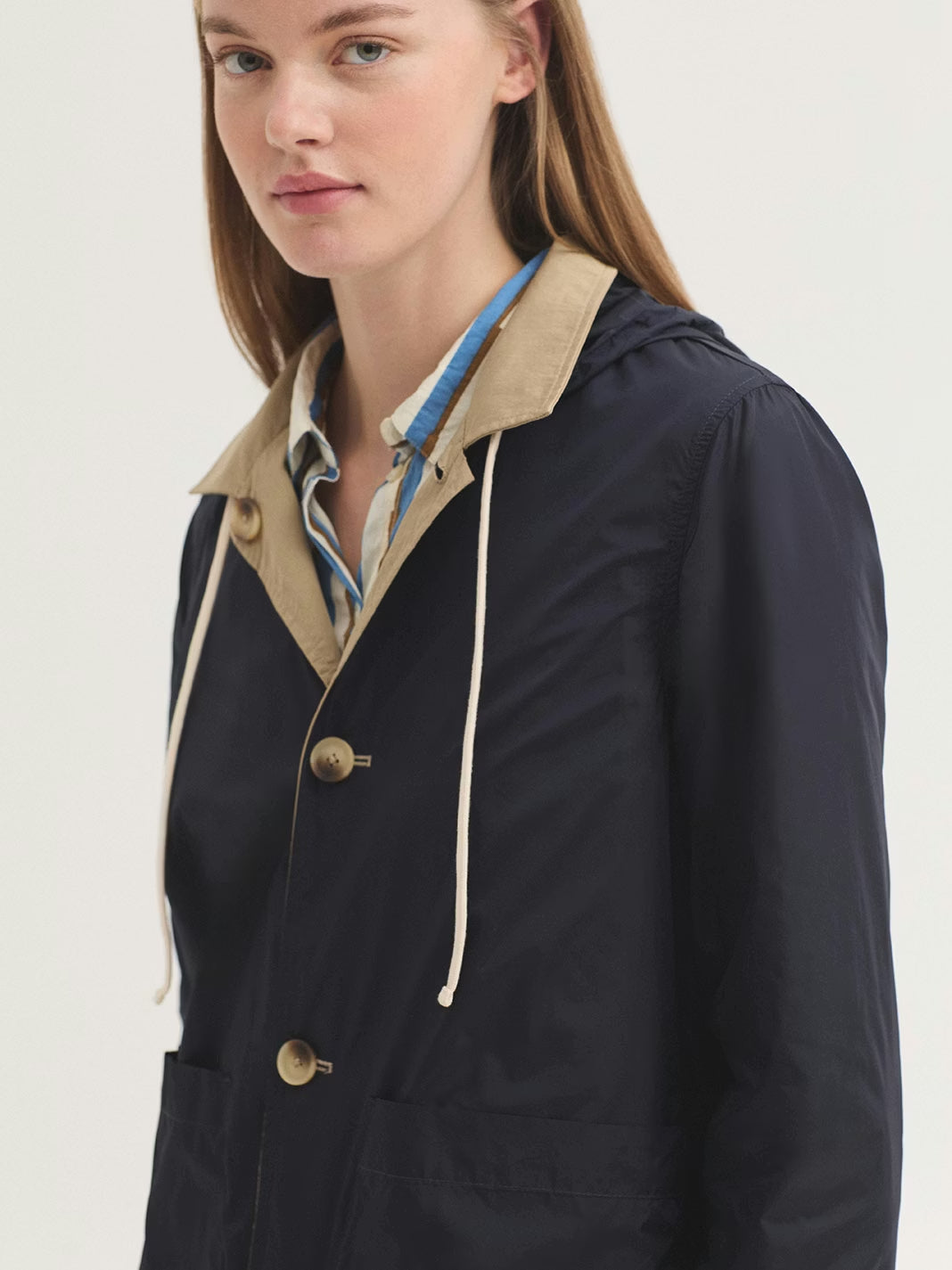 Reversible trench coat Beige