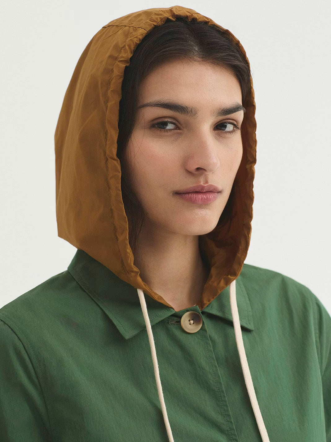 Reversible trench coat Khaki