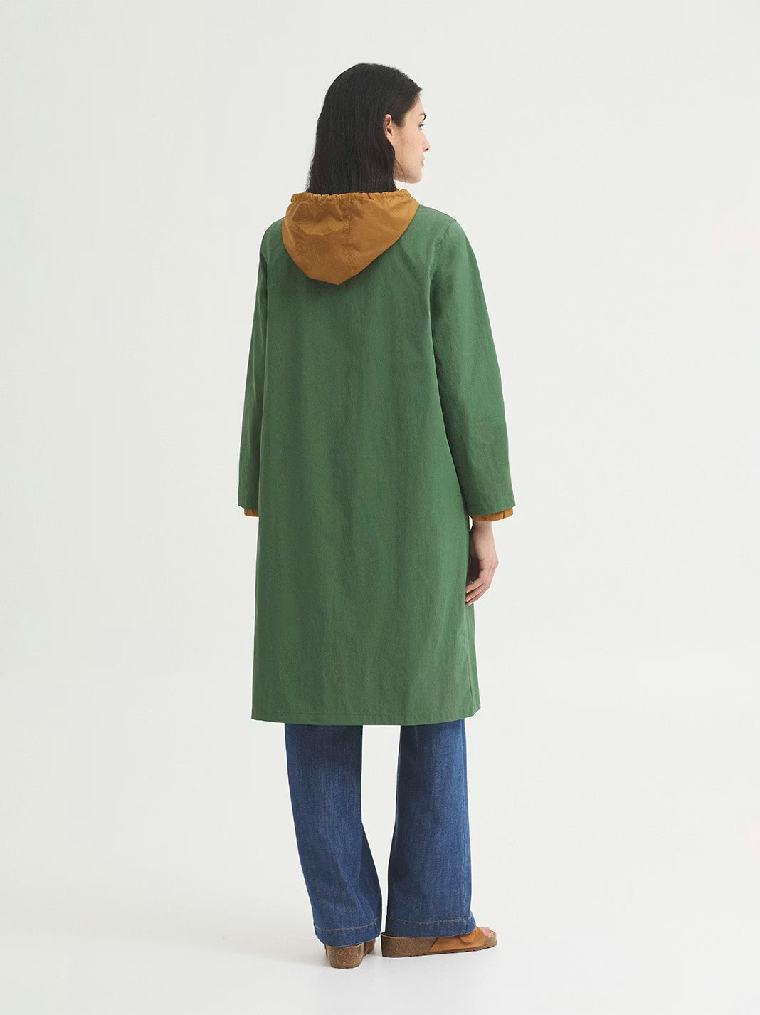 Reversible trench coat Khaki