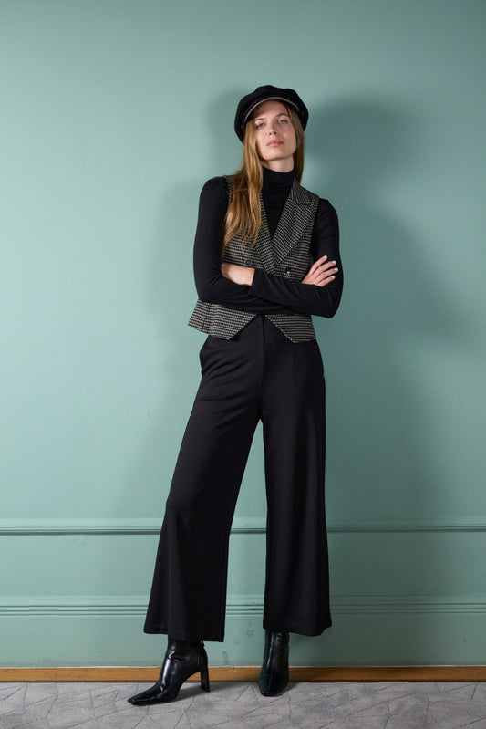 Turtleneck T-shirt Black