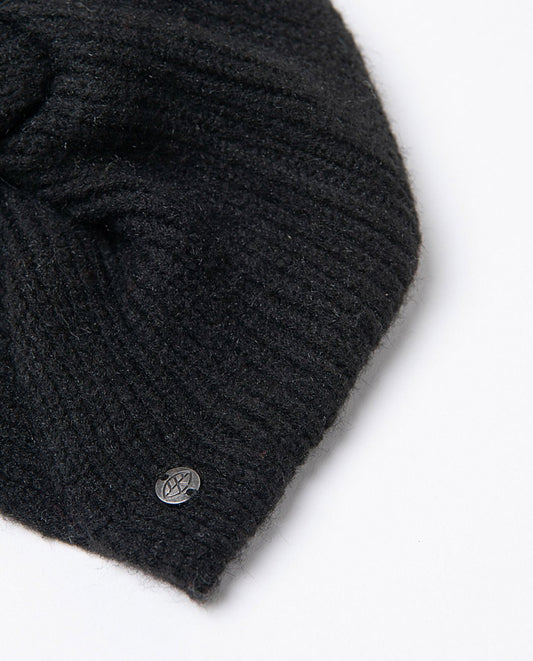 Knit turban Black
