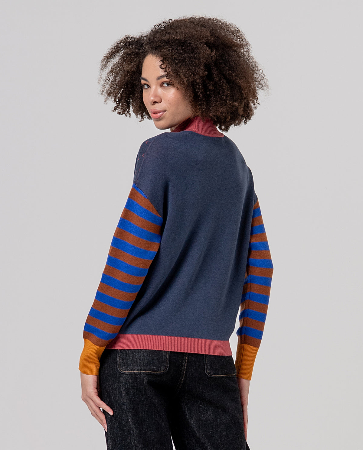 Turtle neck sweater Multicolor