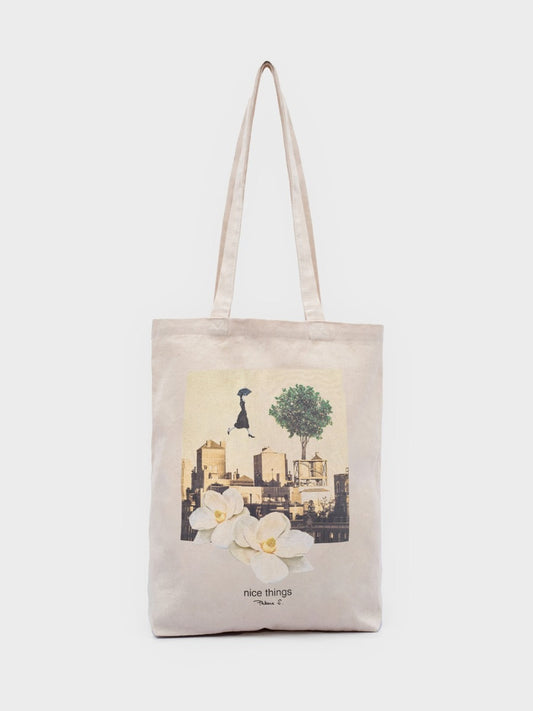 Printed shopping bag "Collage"