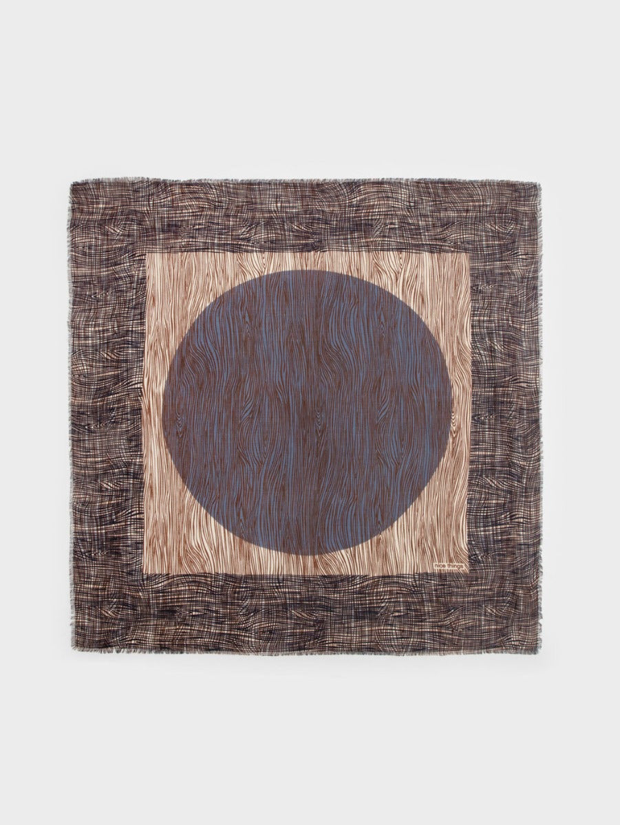 Woodgrain Dot foulard