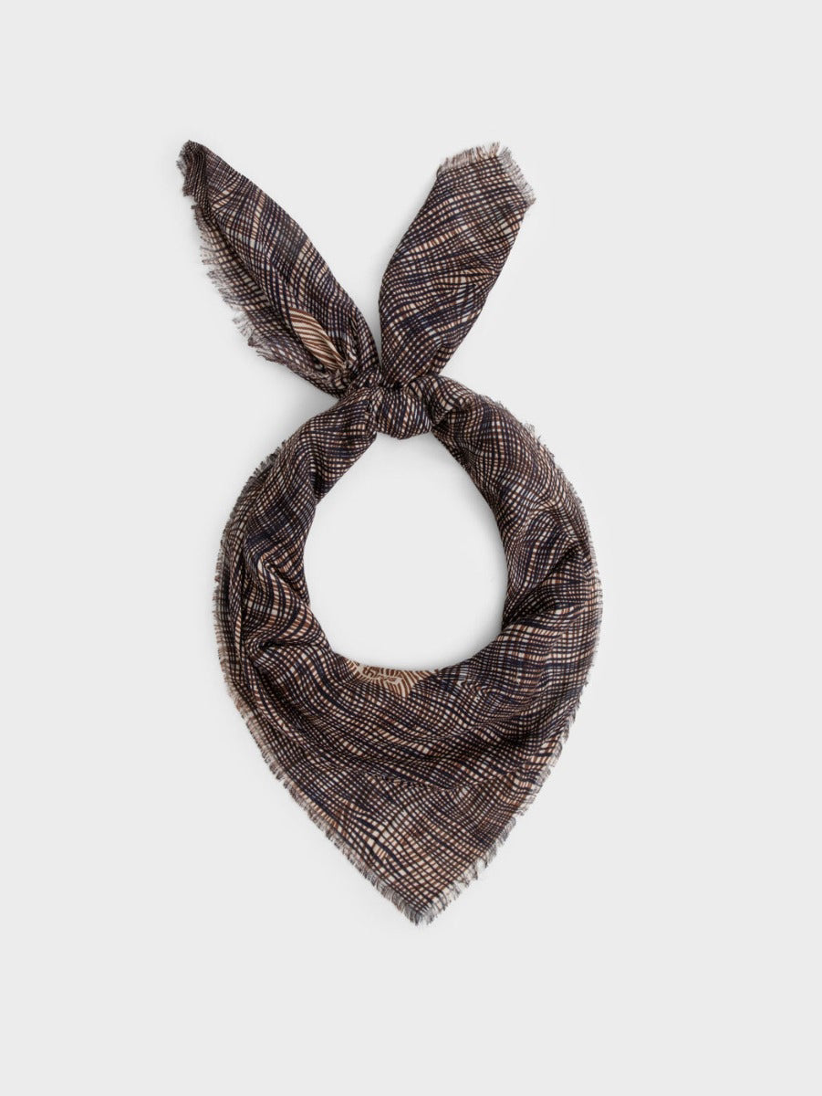 Woodgrain Dot foulard