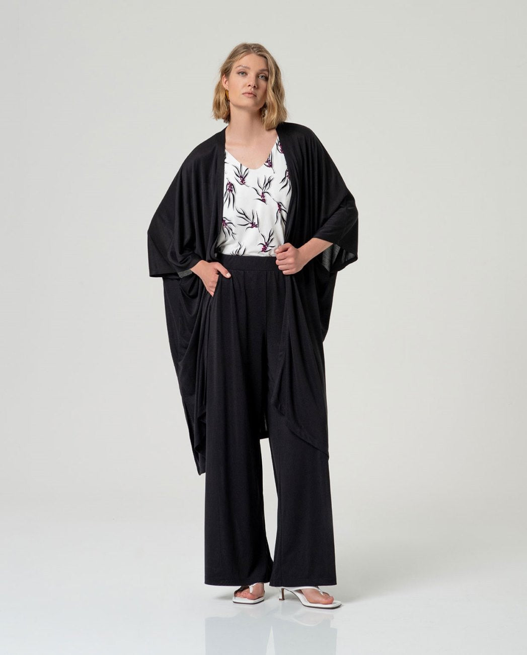 Wide-leg trousers Black
