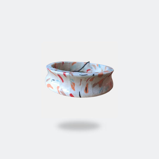 Wooden print bracelet White