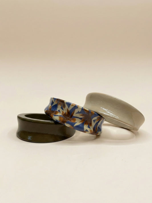 Wooden bracelet Beige