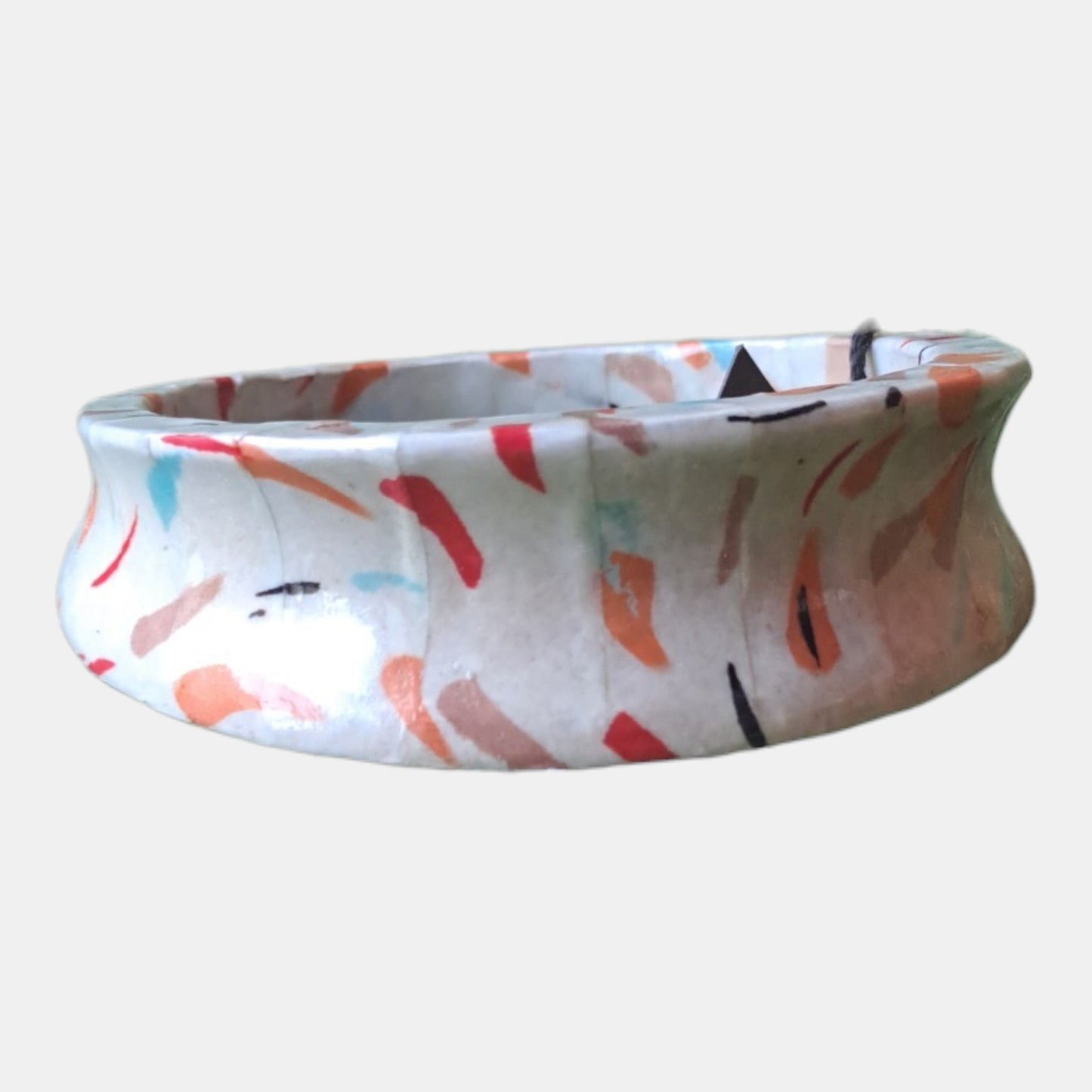 Wooden print bracelet Coral