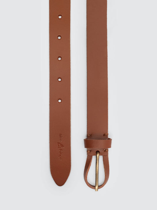 Leather belt