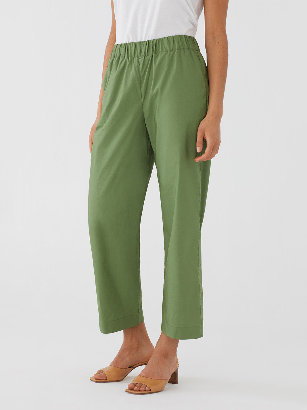 Poplin trousers