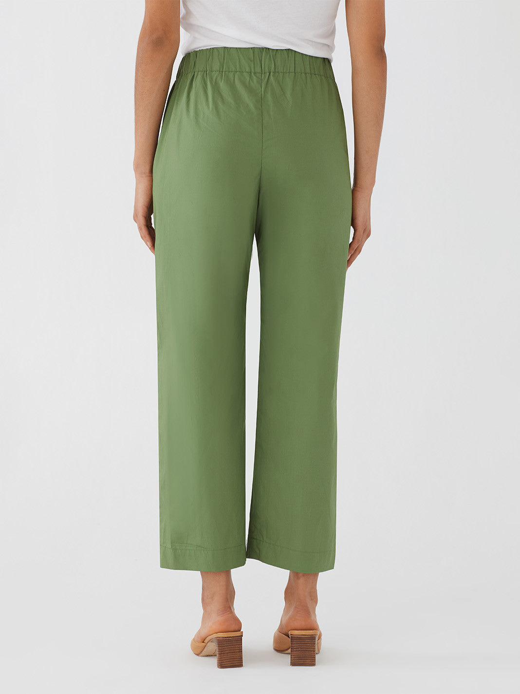 Poplin trousers