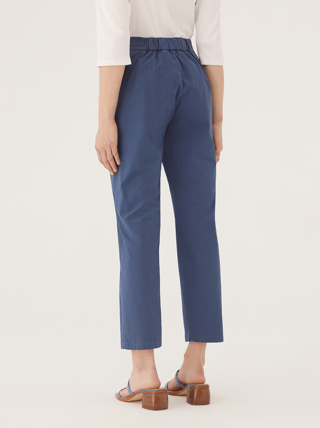 Poplin trousers